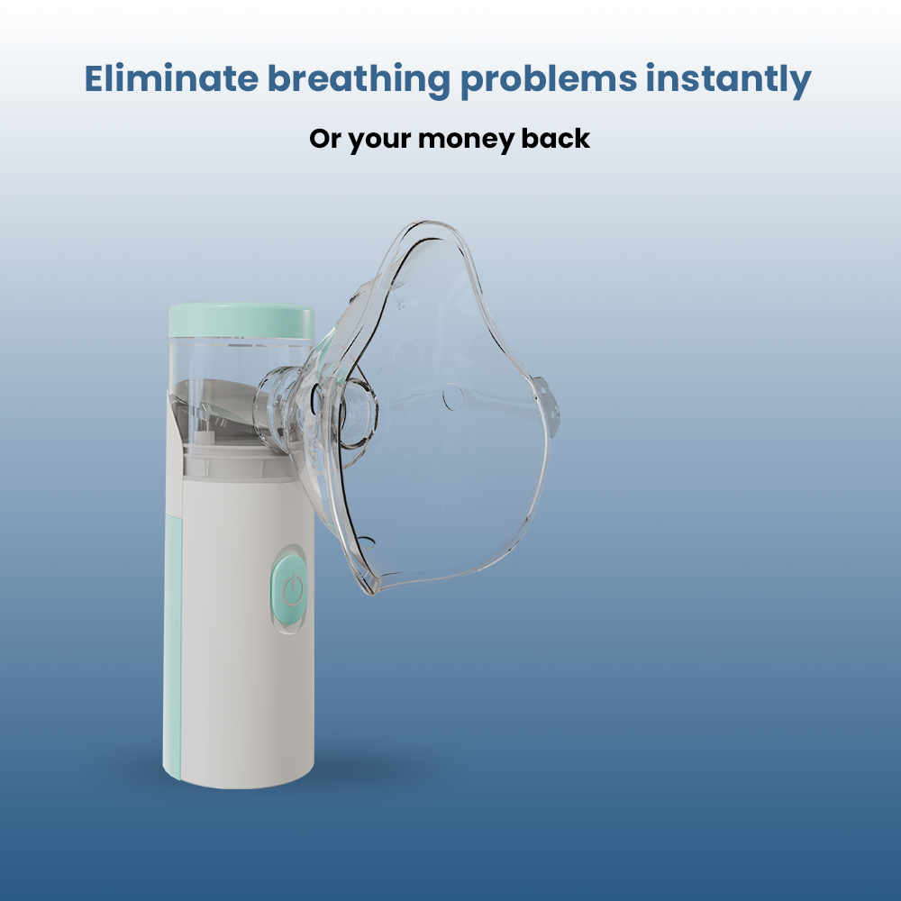 Nainley Portable Nebulizer - Breathing Problems Eliminator